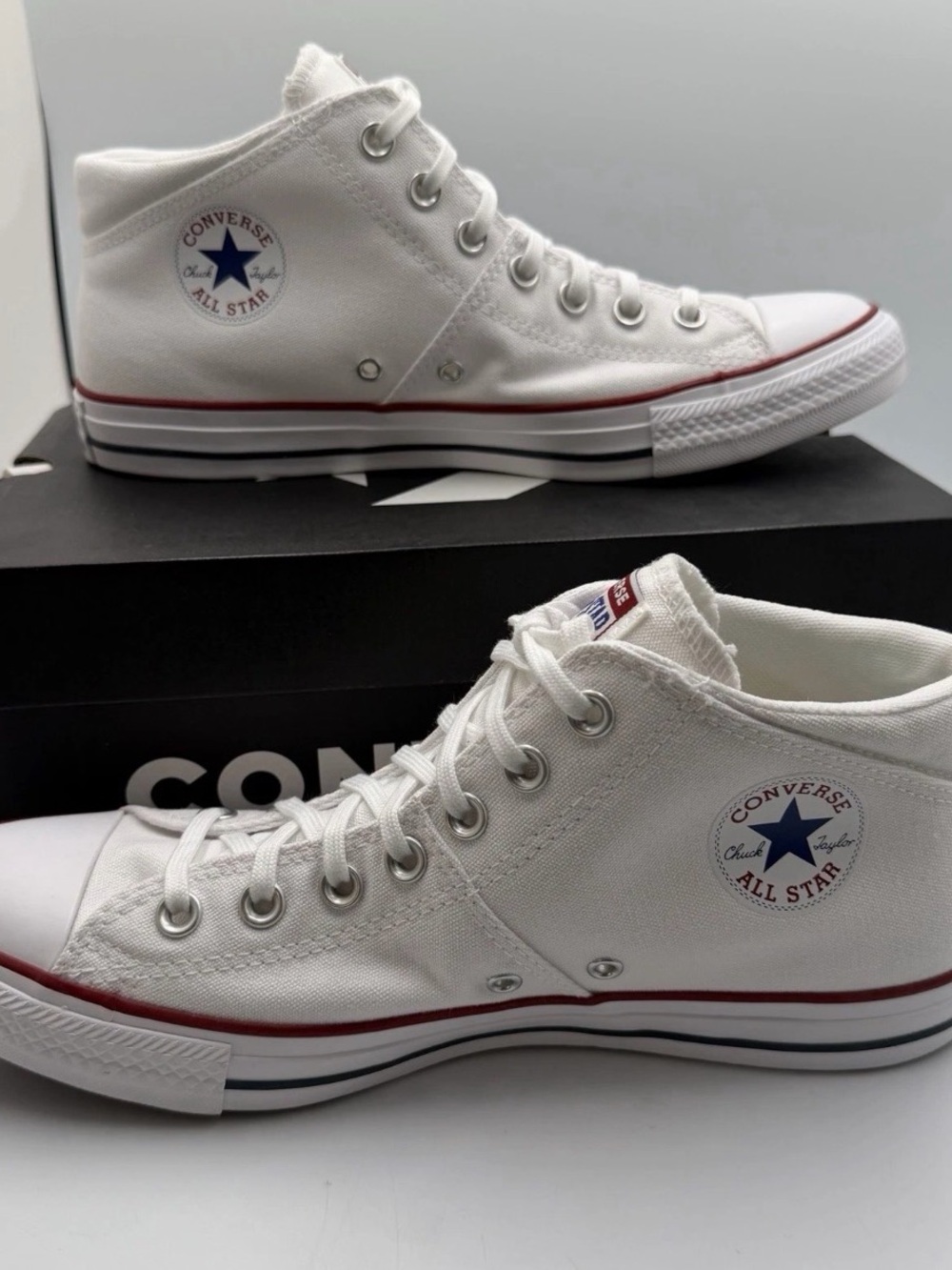 Converse CTAS Madison Mid White Sneakers Womens Size 11 New w/Box